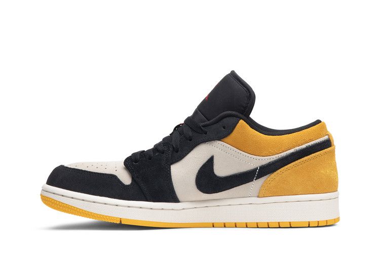 Air Jordan 1 Low Sail University Gold Black