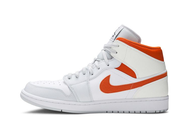 Air Jordan 1 Mid Starfish Pure Platinum