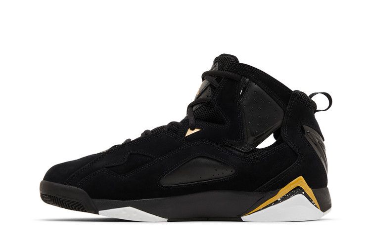 Air Jordan True Flight Black White Metallic Gold