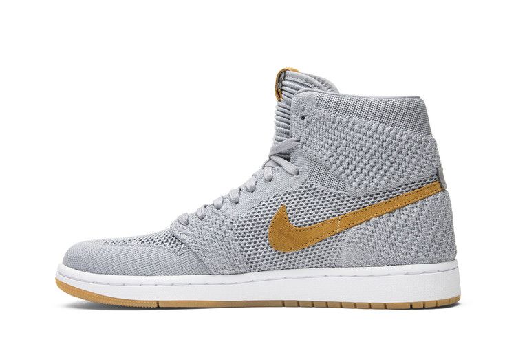 Air Jordan 1 Retro High Flyknit Wolf Grey