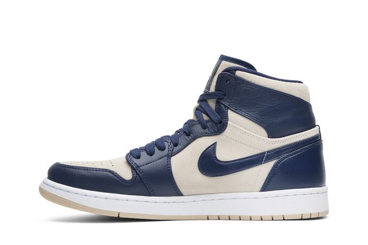 Air Jordan 1 Retro Premium Midnight Navy Light Cream (Women's)