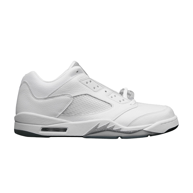 Air Jordan 5 Retro Low Metallic White (Women's)