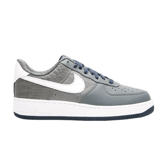 Nike Air Force 1 Low Premium Grey Navy Croc