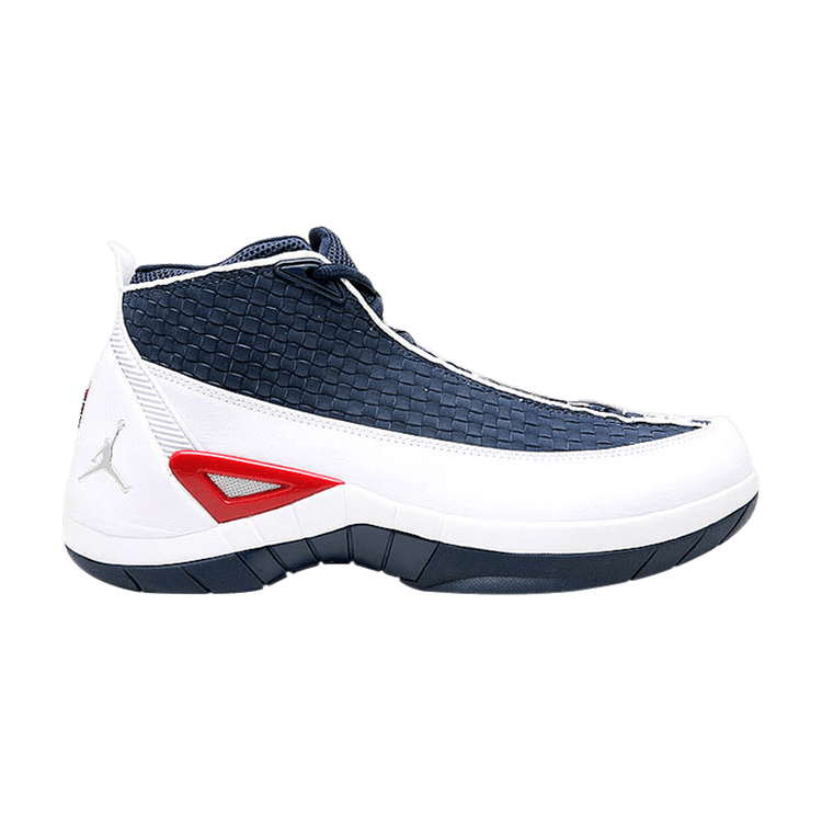 Air Jordan 15 SE White Navy Red