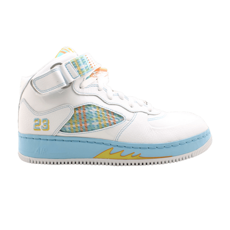 Air Jordan Force White Orange Peel 5