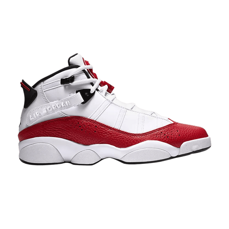 Air Jordan 6 Rings White University Red