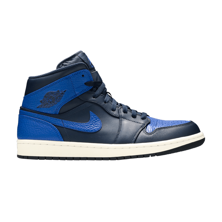 Air Jordan 1 Mid Obsidian Game Royal