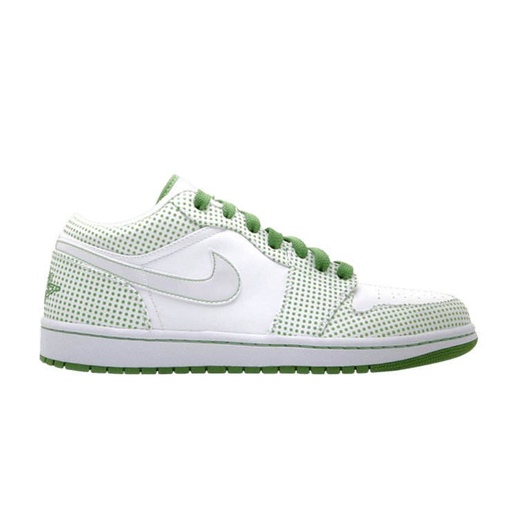 Air Jordan 1 Phat Low Polka Dot White Chlorophyll