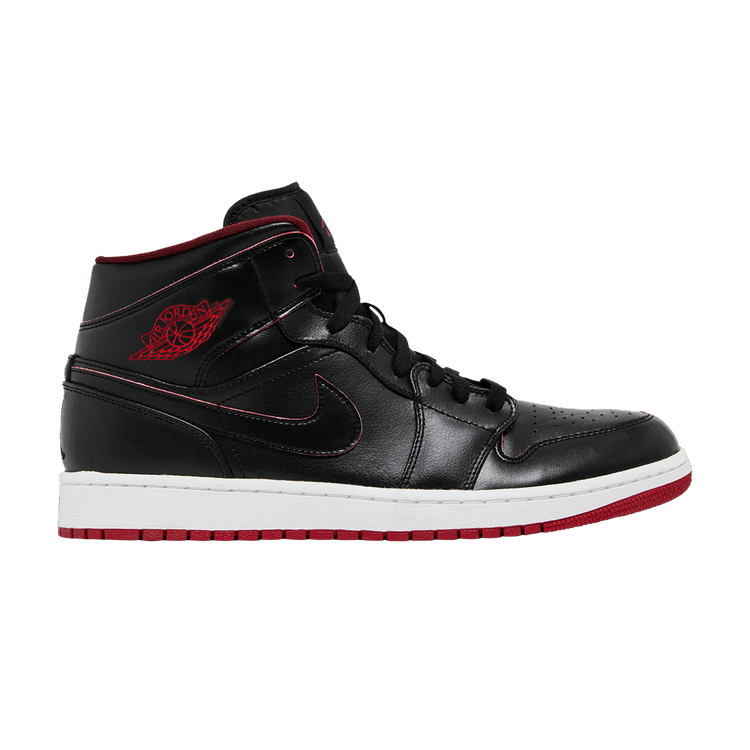 Air Jordan 1 Retro Mid Black Red White