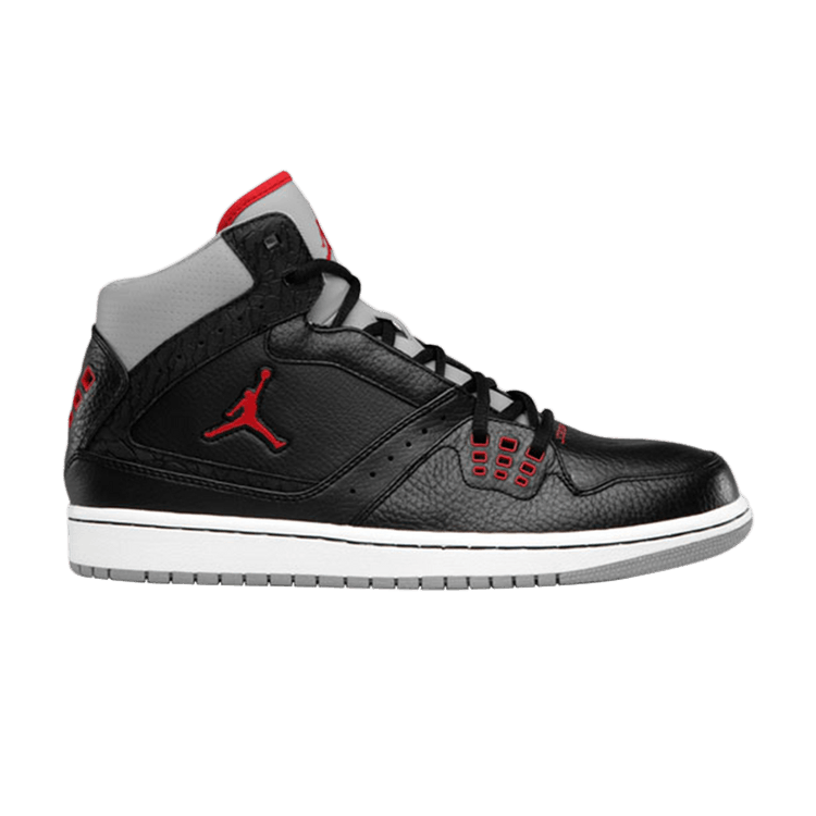 Air Jordan 1 Flight Black Red Cement