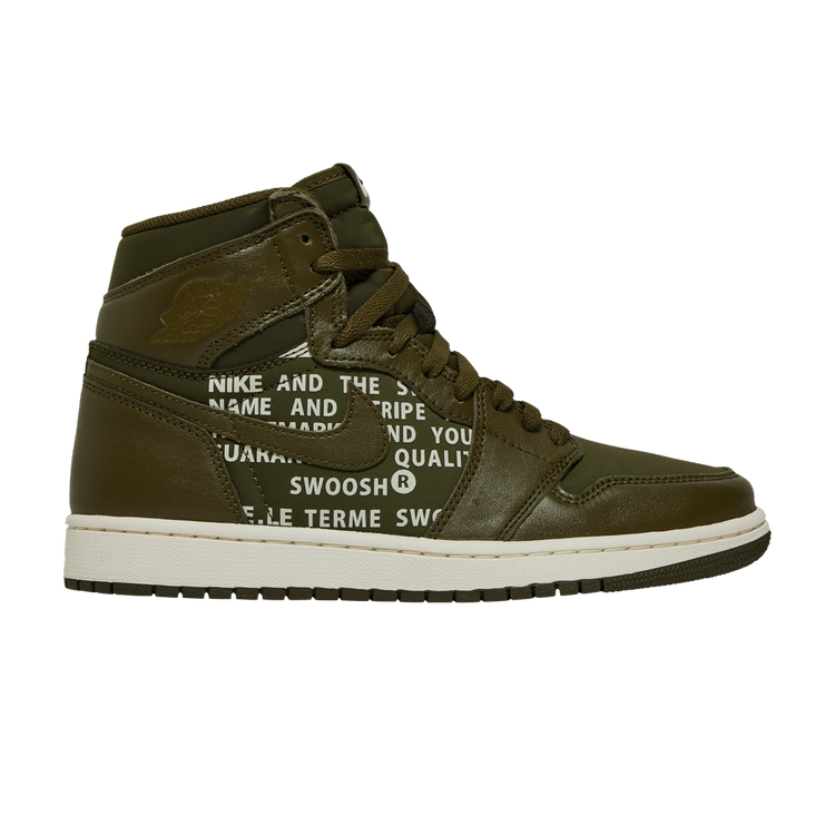 Air Jordan 1 Retro High Olive Canvas