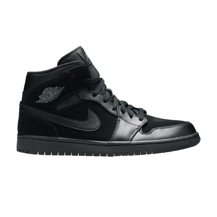 Air Jordan 1 Mid Triple Black (2018)