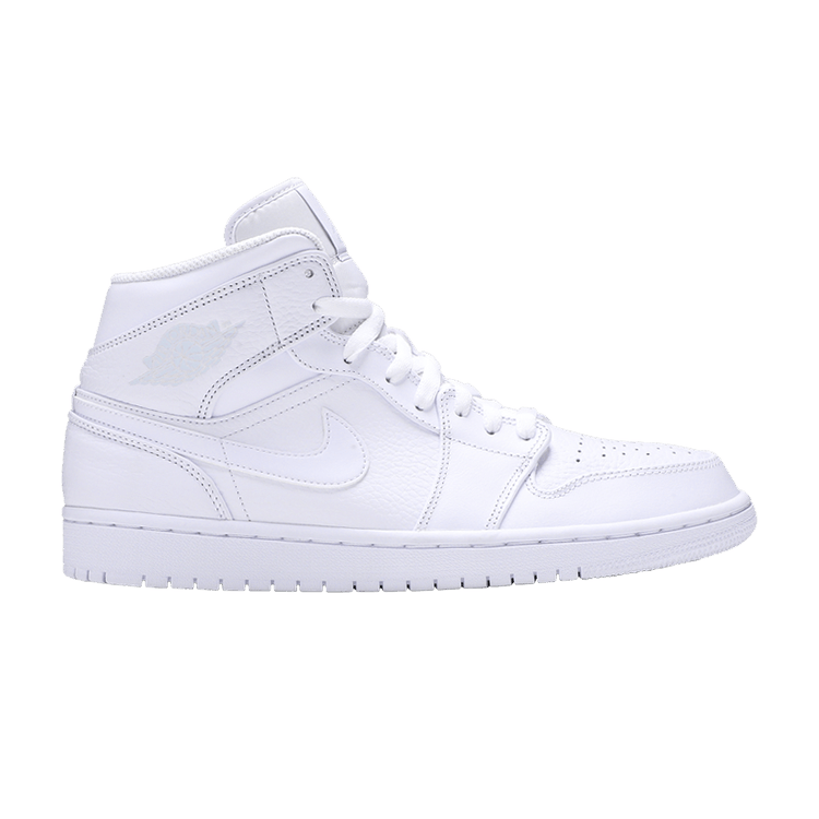 Air Jordan 1 Mid Triple White (2018)