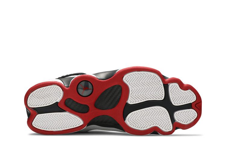 Air Jordan 6 Rings Black White Gym Red
