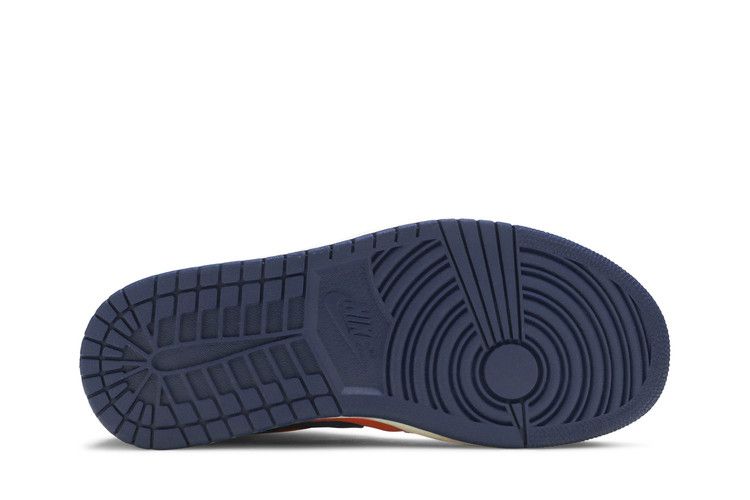 Air Jordan 1 Mid Turf Orange Blue Void (Women's)
