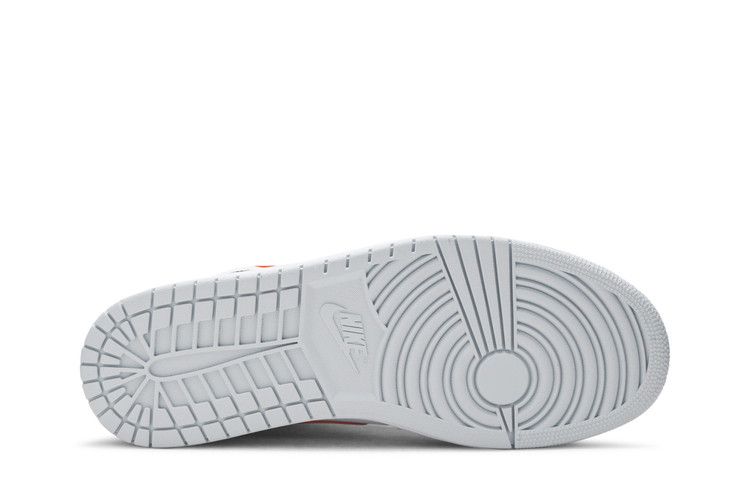 Air Jordan 1 Mid Starfish Pure Platinum