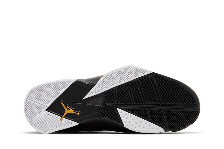 Air Jordan True Flight Black White Metallic Gold