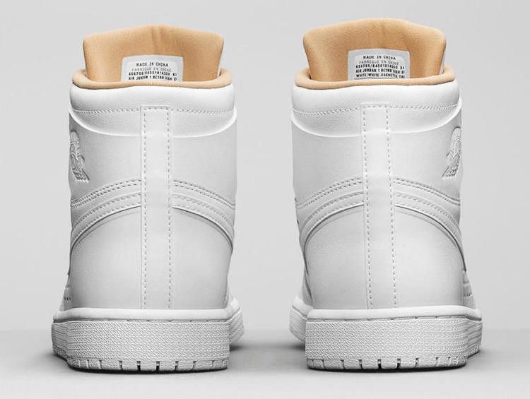 Air Jordan 1 Retro White Vachetta Tan