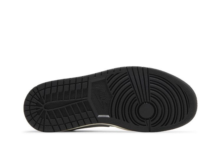Air Jordan 1 Mid SE Black Metallic Silver (Women's)