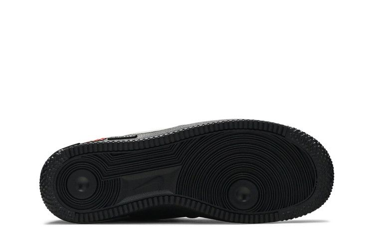 Nike Air Force 1 React Black Glow Habanero Red
