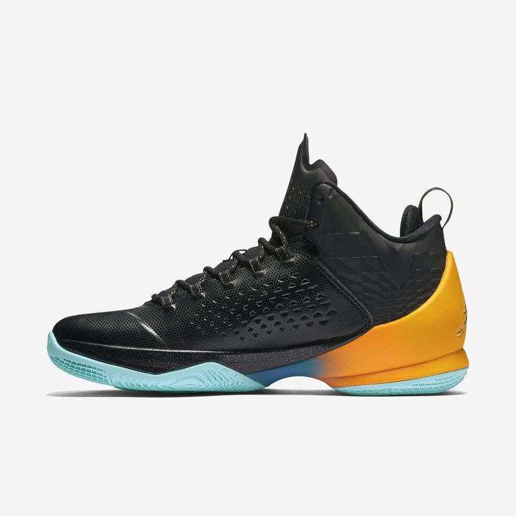 Air Jordan Melo M11 Black/Metallic Gold-Bright Ctrs-Lsr
