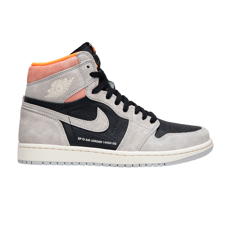 Air Jordan 1 Retro High Neutral Grey Hyper Crimson