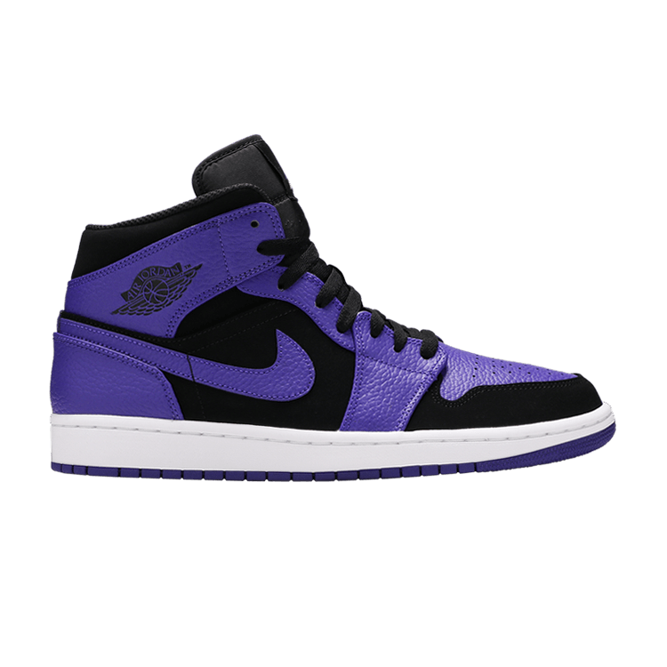 Air Jordan 1 Mid Black Dark Concord