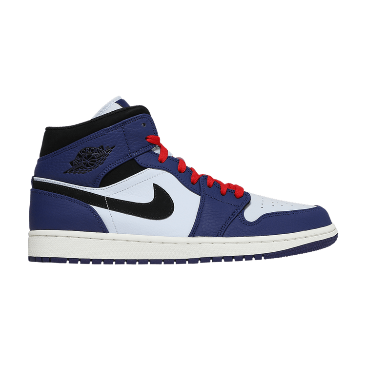 Air Jordan 1 Mid Deep Royal Blue Black