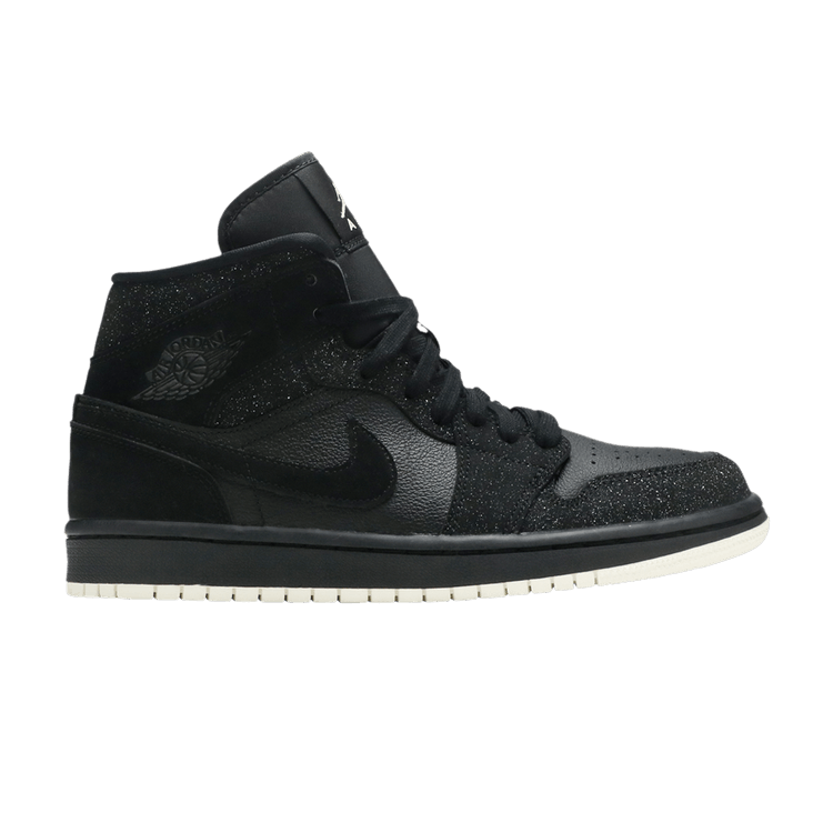 Air Jordan 1 Mid Glitter Black (Women's)