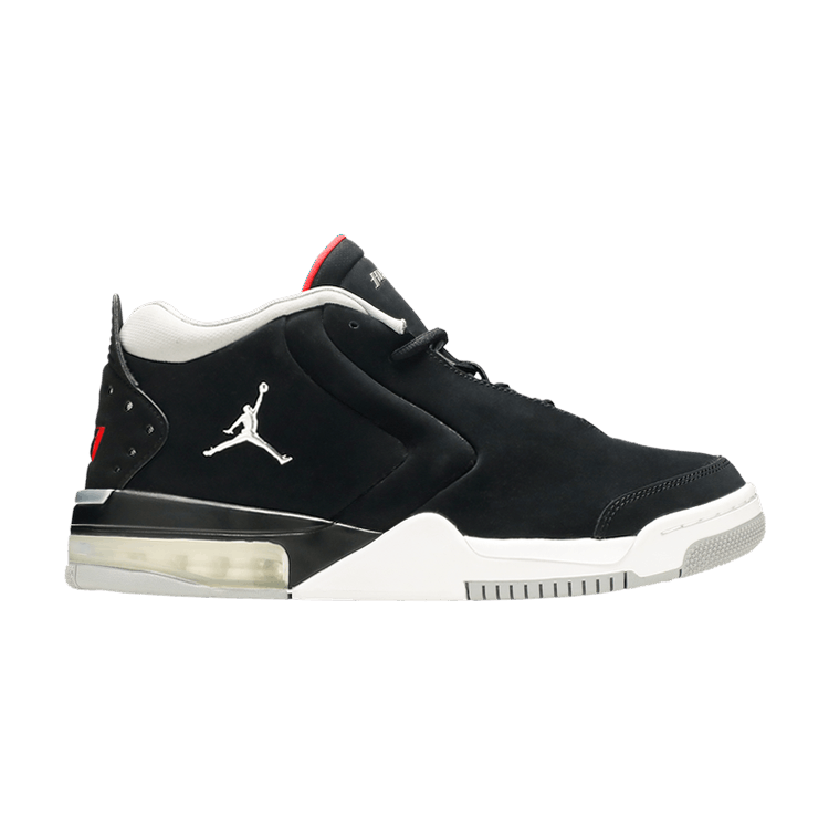 Air Jordan Big Fund Black Metallic Silver University Red