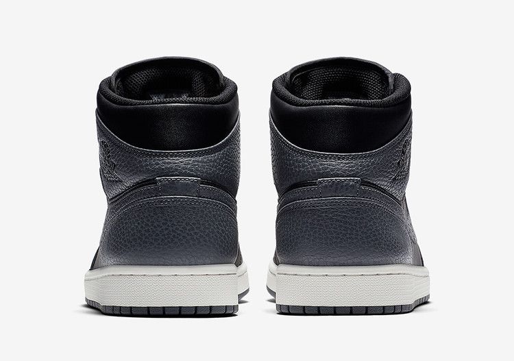 Air Jordan 1 Retro Mid Black Dark Grey