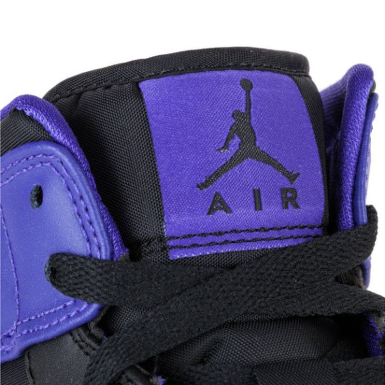 Air Jordan 1 Mid Black Dark Concord (2014)