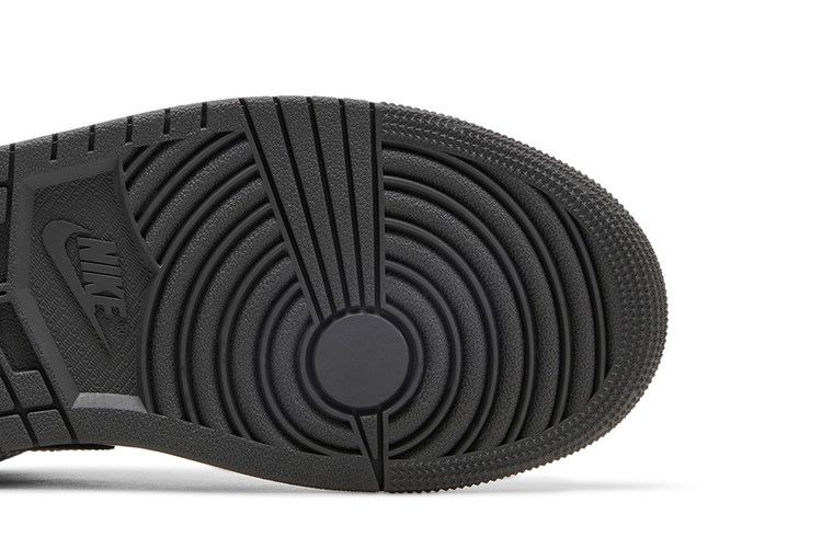 Air Jordan 1 Mid Black White Iron Grey