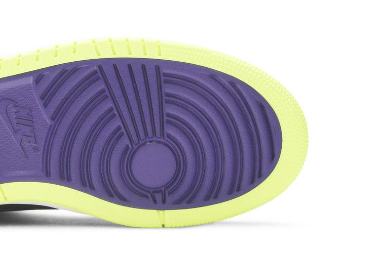Air Jordan 1 High Zoom Air CMFT Black Court Purple Lemon Venom (Women's)