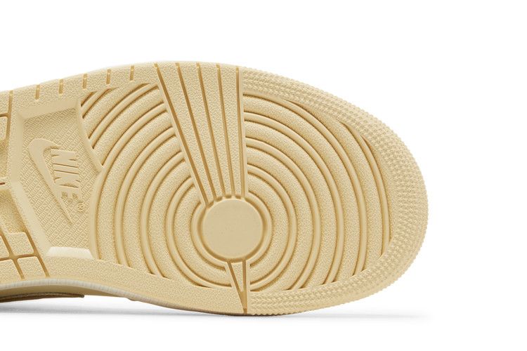 Air Jordan 1 Mid SE Pale Vanilla Metallic Gold (Women's)