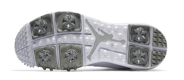Air Jordan 1 Retro Golf Cleat White Metallic