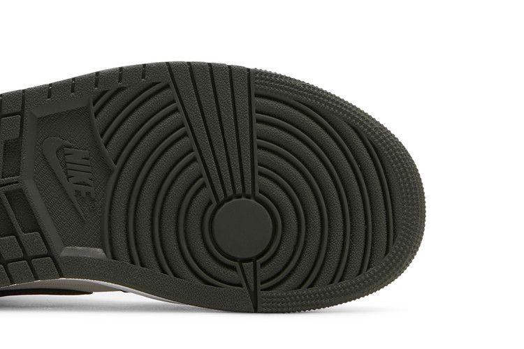 Air Jordan 1 Mid Newsprint Light Orewood Brown (Women's)