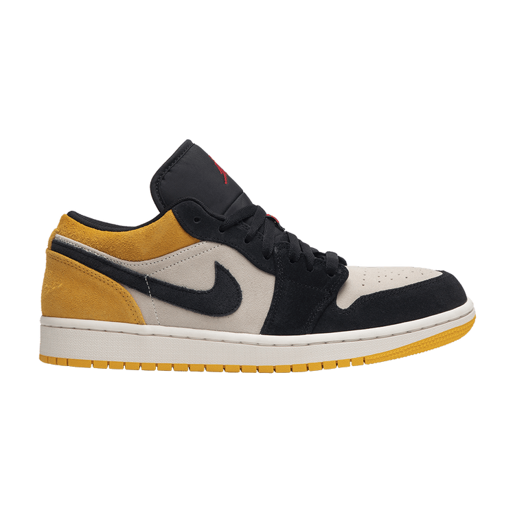Air Jordan 1 Low Sail University Gold Black