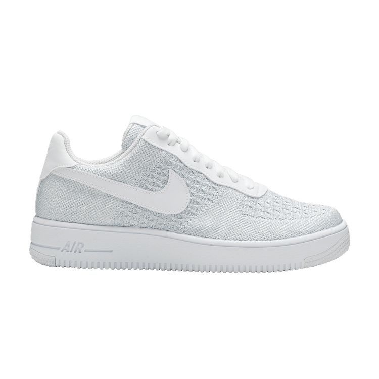 Nike Air Force 1 Flyknit 2 White Pure Platinum Sneakers