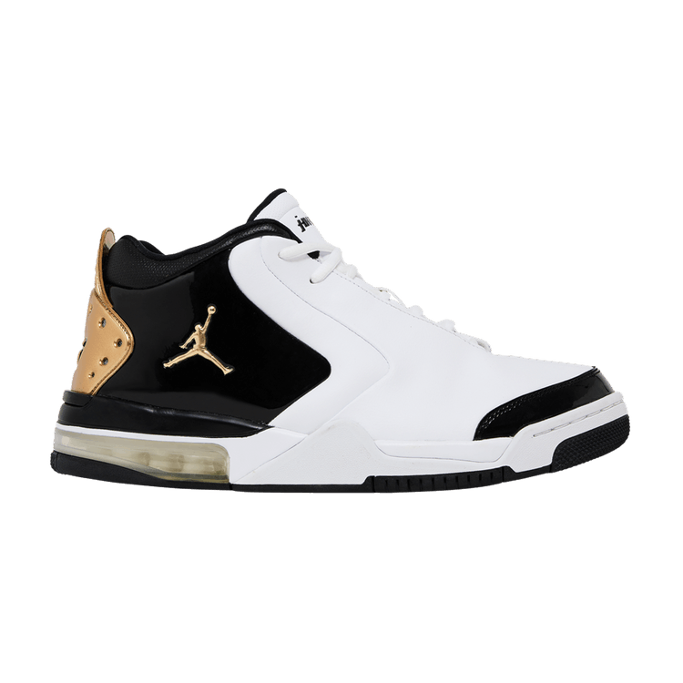 Air Jordan Big Fund Premium White Metallic Gold