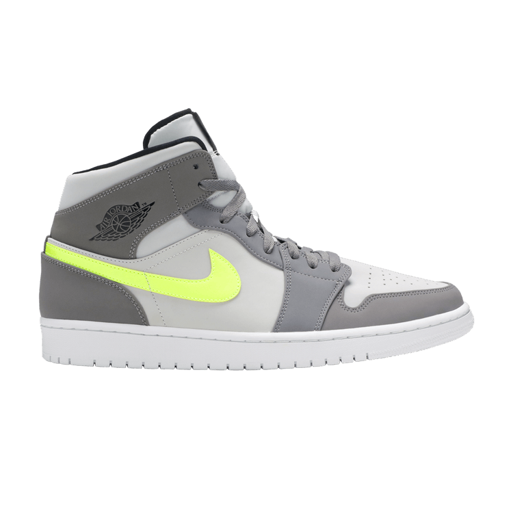 Air Jordan 1 Mid Gunsmoke Volt