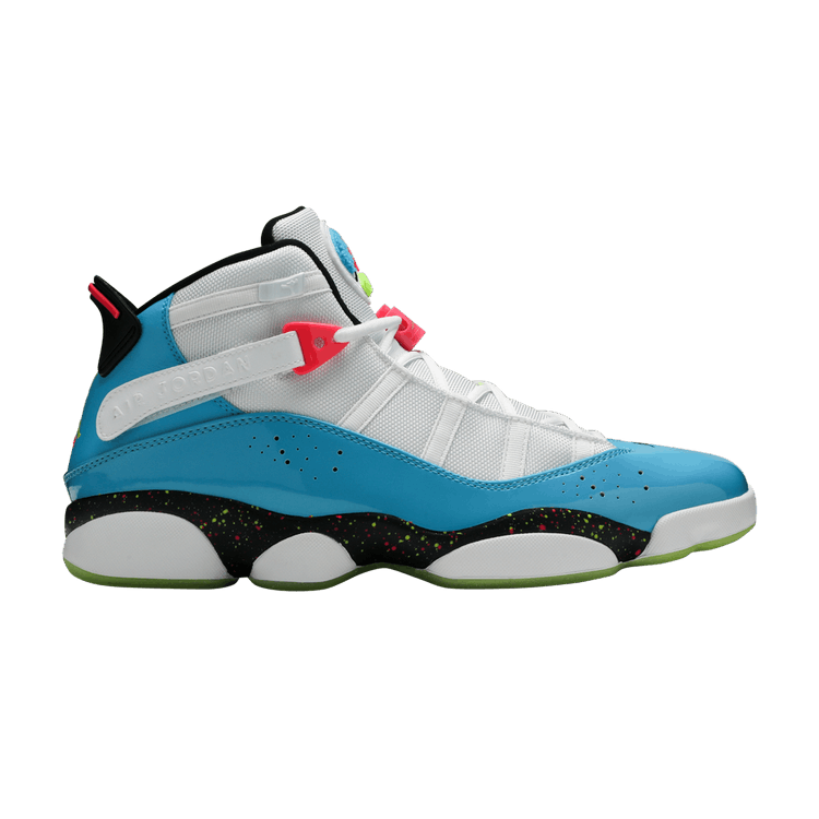 Air Jordan 6 Rings White Light Blue Fury Cyber