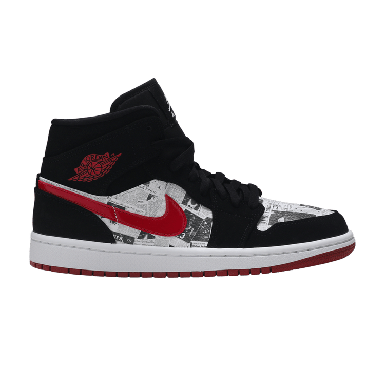 Air Jordan 1 Mid Newspaper Air Times