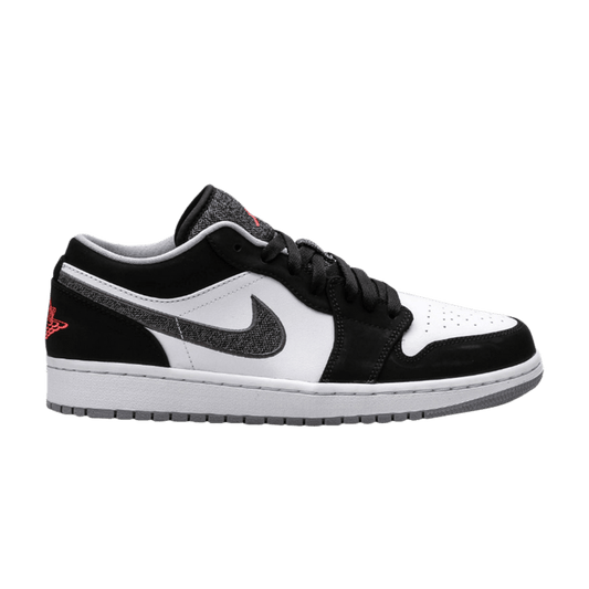 Air Jordan 1 Low Black White Wolf Grey Infrared 23