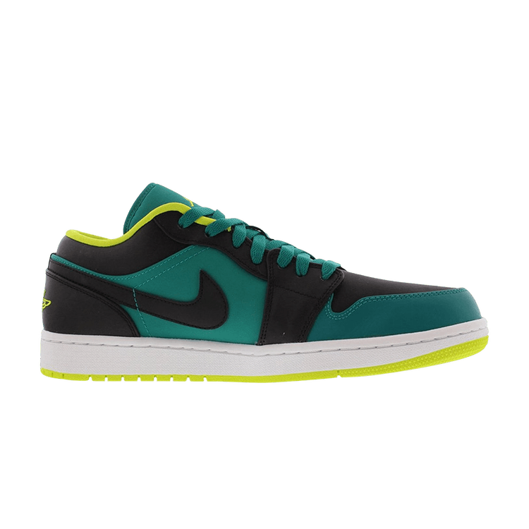 Air Jordan 1 Low Lush Teal Venom Green Black