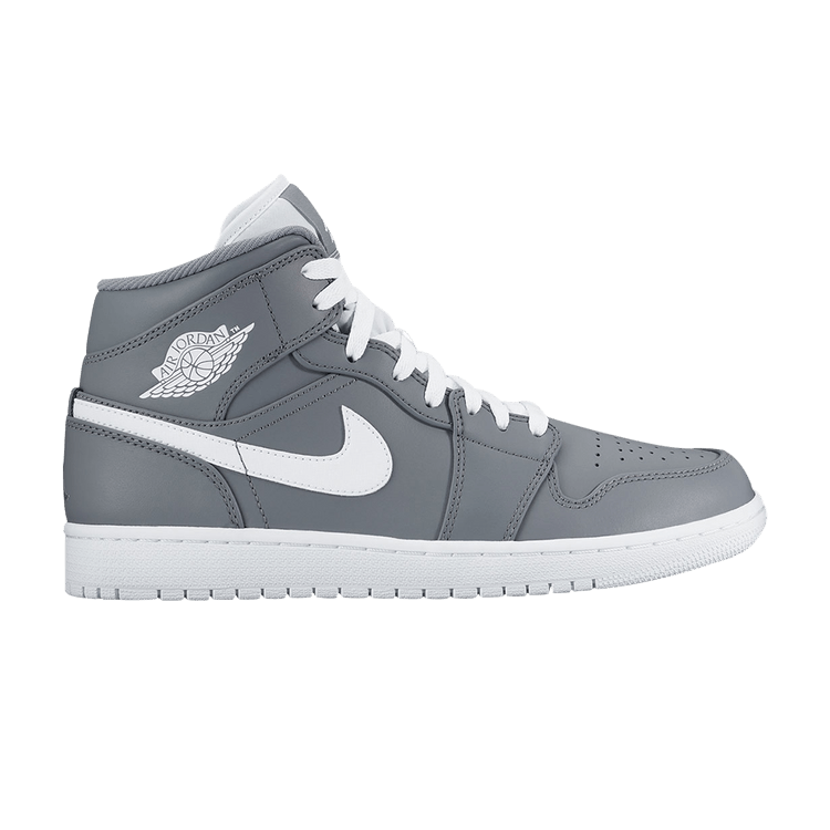 Air Jordan 1 Mid Cool Grey/White