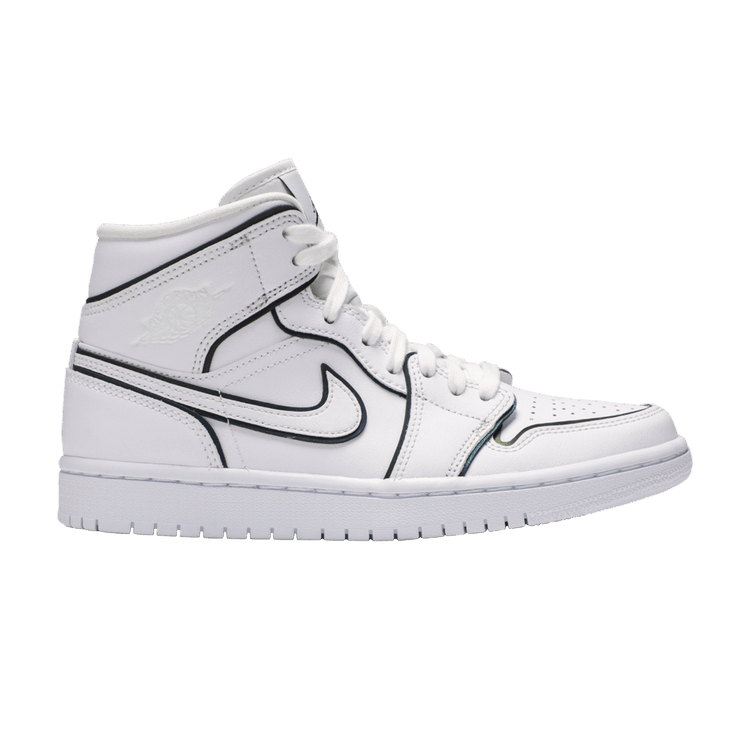 Air Jordan 1 Mid Iridescent Reflective White (Women's)