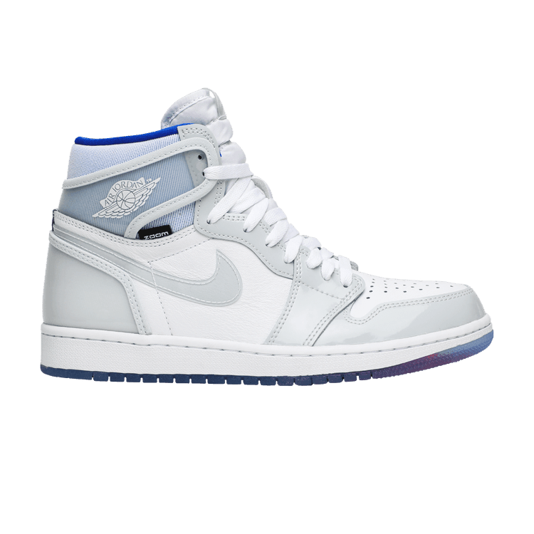 Air Jordan 1 Retro High Zoom White Racer Blue