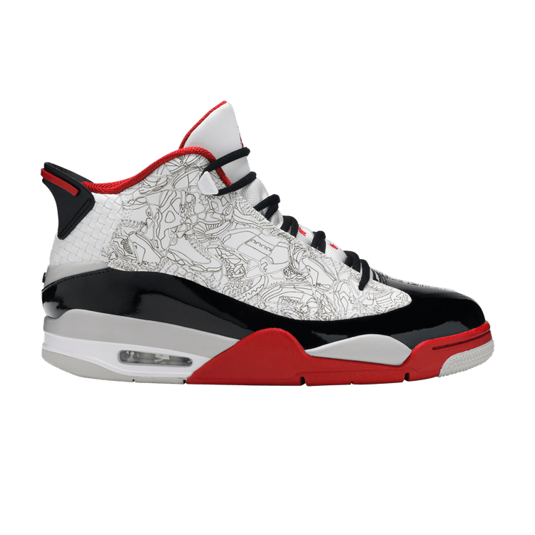 Air Jordan Dub Zero White Varsity Red