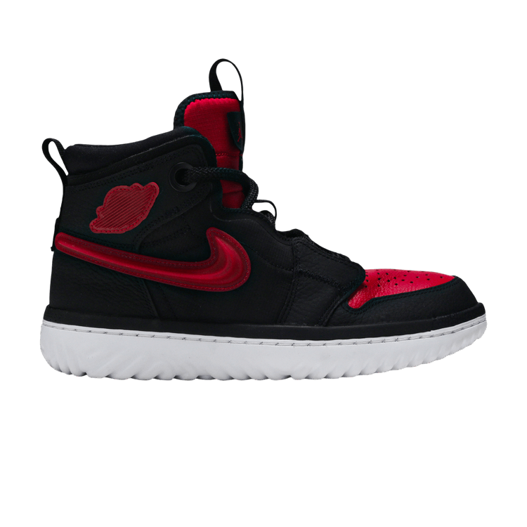 Air Jordan 1 High React Black Noble Red